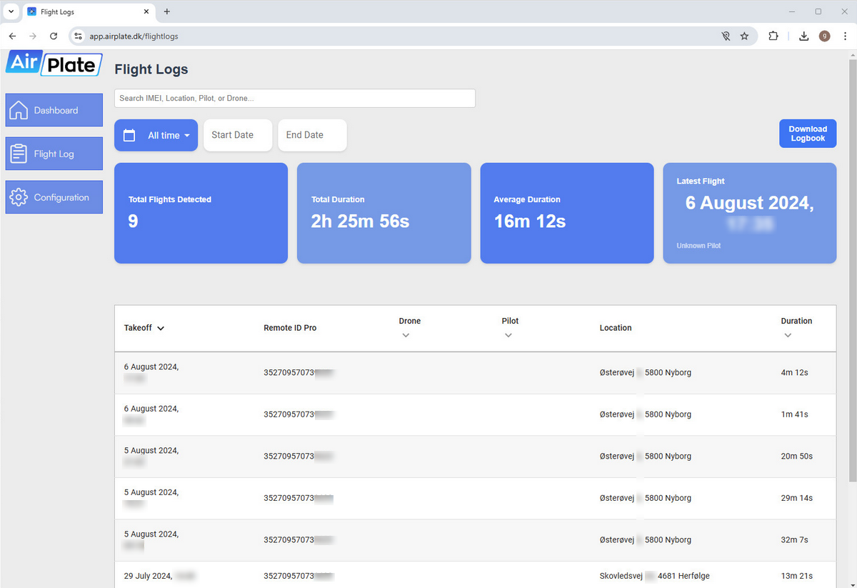 FlightLogPage